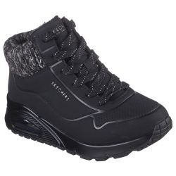 SKECHERS UNO LÁNY BÉLELT CIPŐ 39,5 FEKET