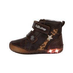 D.D.Step lány bokacipő 36 led leopárd